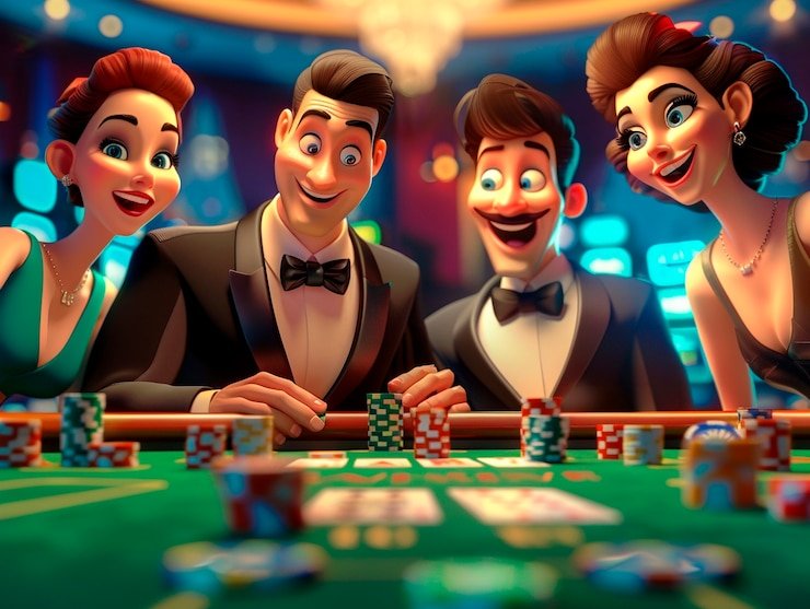 Tampilan meja American Roulette live dengan dealer di aneka 4d